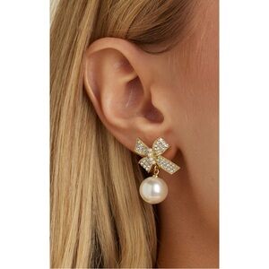 NEW Untamed Petals Jenny Bow Earrings